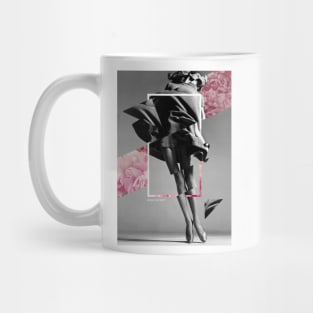 Surrealistic vintage collage Mug